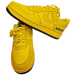Nike Air Force 1 Low GORE-TEX Sneakers Dynamic Yellow Black Men's Size 12 NEW